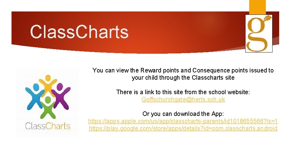 Class. Charts You can view the Reward points and Consequence points issued to your
