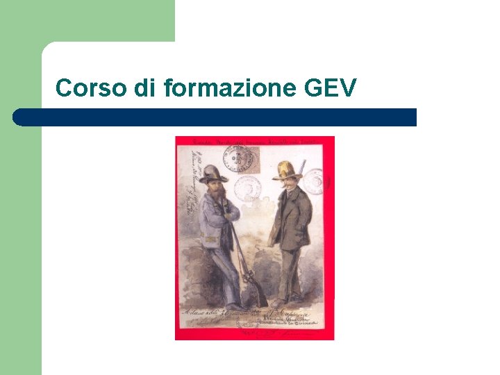 Corso di formazione GEV 