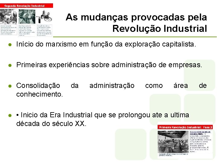 As mudanças provocadas pela Revolução Industrial l Início do marxismo em função da exploração