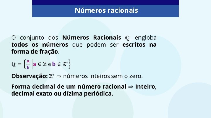 Números racionais 