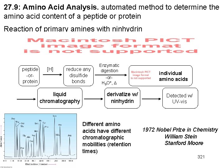 27. 9: Amino Acid Analysis. automated method to determine the amino acid content of