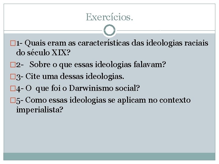 Quais Eram As Principais Características De Cada Um Deles