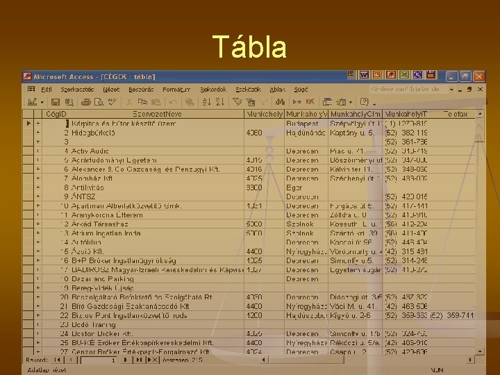 Tábla Tábla