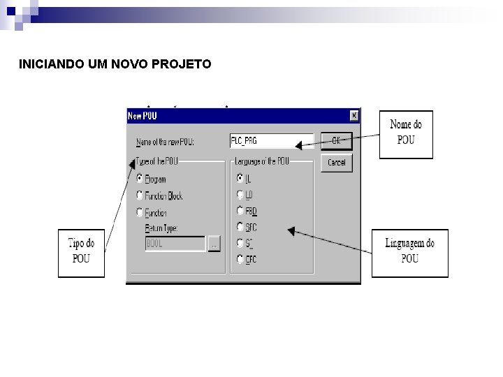 INICIANDO UM NOVO PROJETO 