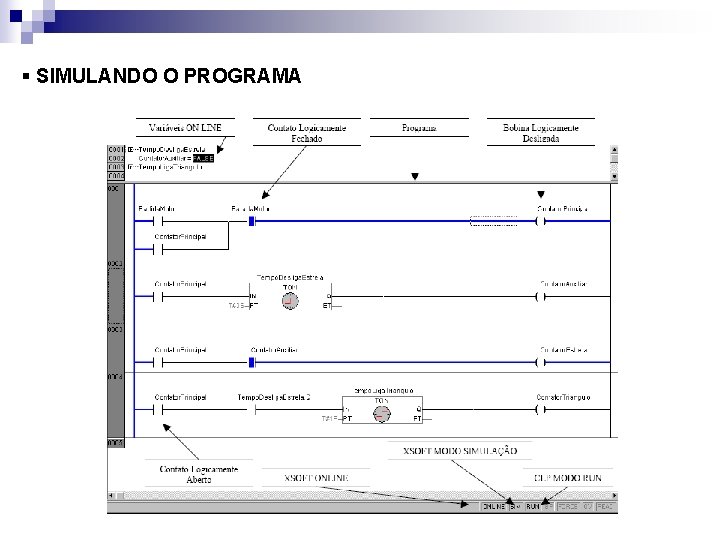 § SIMULANDO O PROGRAMA 