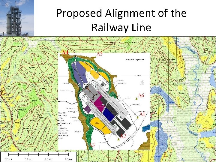 Proposed Alignment of the Railway Line ______________________________________ Key Infrastructure Projects – Ministry of Infrastructure