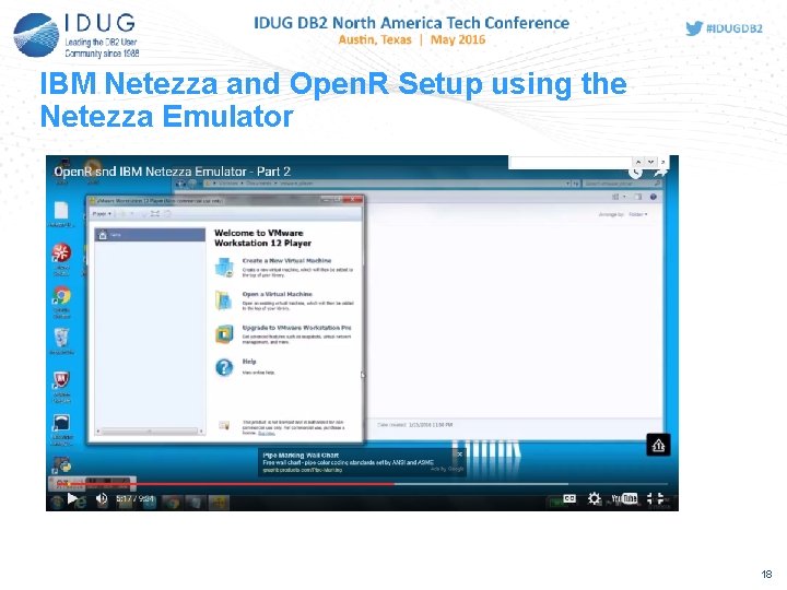 IBM Netezza and Open. R Setup using the Netezza Emulator 18 