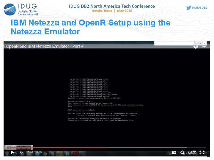 IBM Netezza and Open. R Setup using the Netezza Emulator 32 