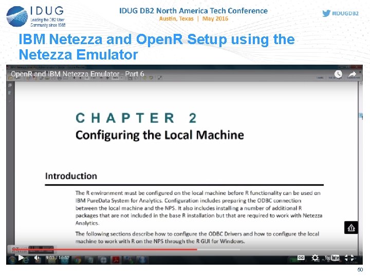 IBM Netezza and Open. R Setup using the Netezza Emulator 50 