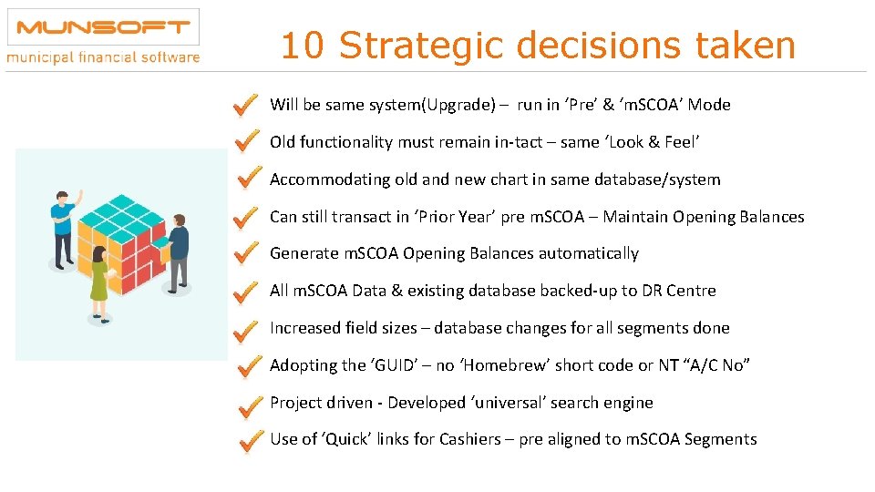 10 Strategic decisions taken Will be same system(Upgrade) – run in ‘Pre’ & ‘m. 10 Strategic decisions taken Will be same system(Upgrade) – run in ‘Pre’ & ‘m.
