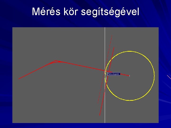 Mérés kör segítségével 