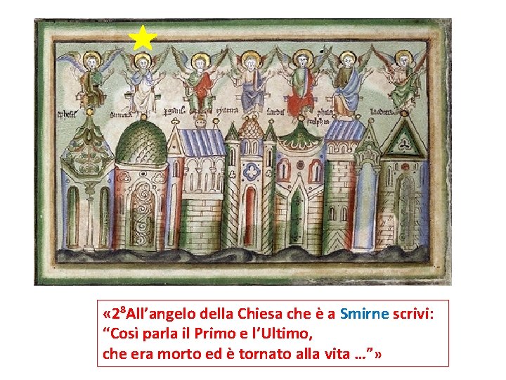  « 28 All’angelo della Chiesa che è a Smirne scrivi: “Così parla il