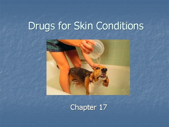 Drugs for Skin Conditions Chapter 17 