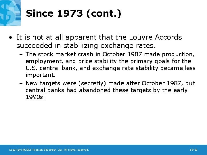 Since 1973 (cont. ) • It is not at all apparent that the Louvre