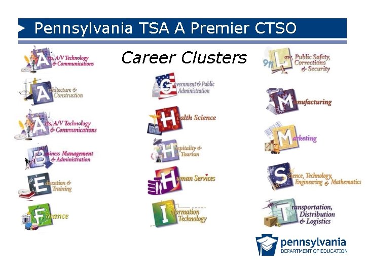 Pennsylvania TSA A Premier CTSO Career Clusters 