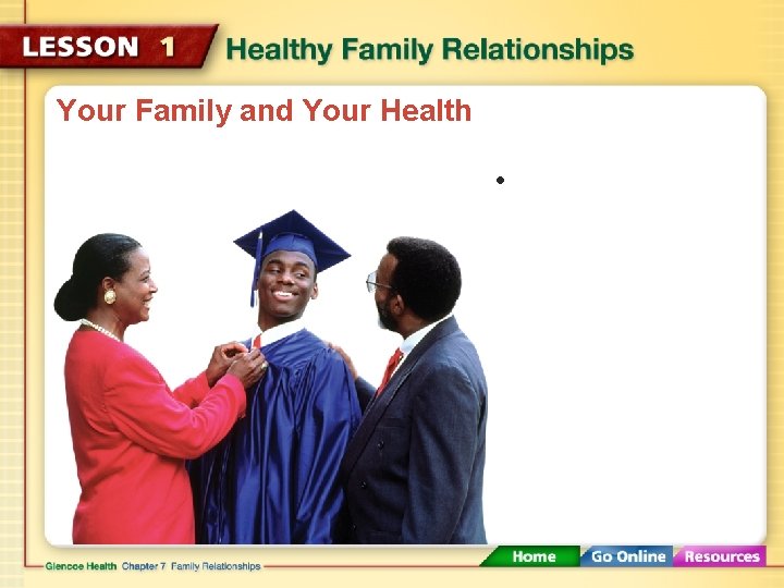 Your Family and Your Health • 