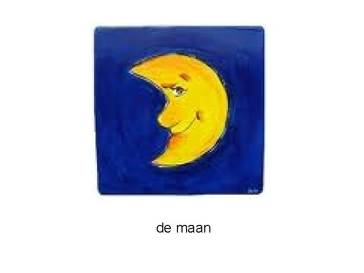 de maan 