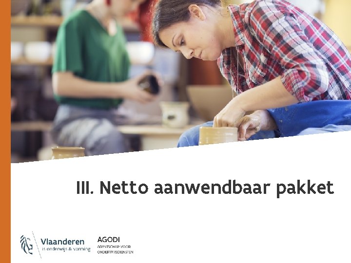 III. Netto aanwendbaar pakket 