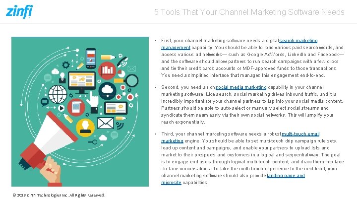 5 Tools That Your Channel Marketing Software Needs • First, your channel marketing software 5 Tools That Your Channel Marketing Software Needs • First, your channel marketing software