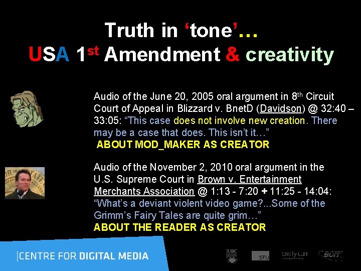 Truth in ‘tone’… USA 1 st Amendment & creativity Audio of the June 20,