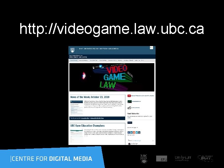 http: //videogame. law. ubc. ca 