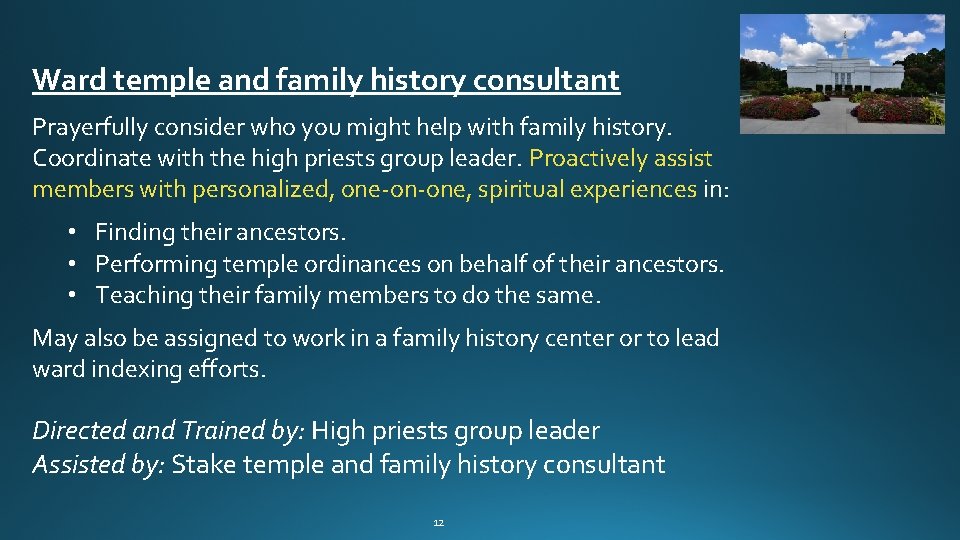 Ward temple and family history consultant Prayerfully consider who you might help with family Ward temple and family history consultant Prayerfully consider who you might help with family