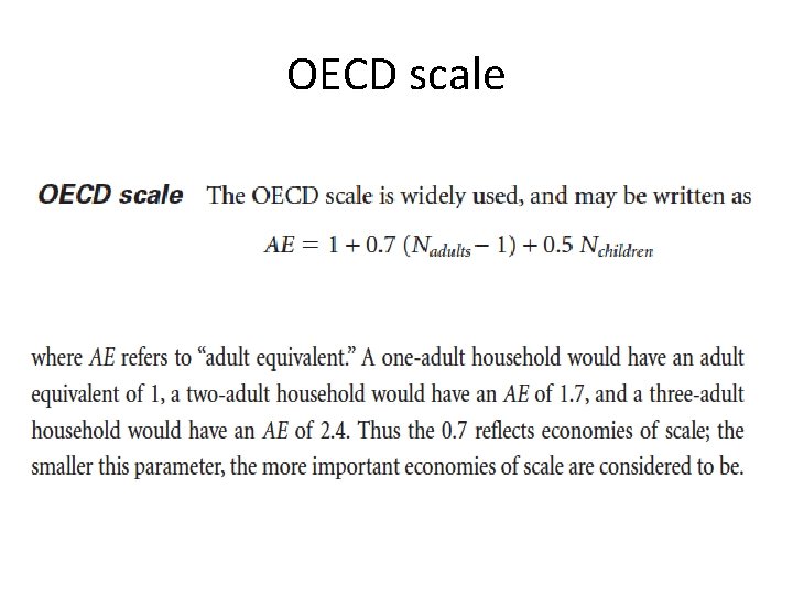 OECD scale 
