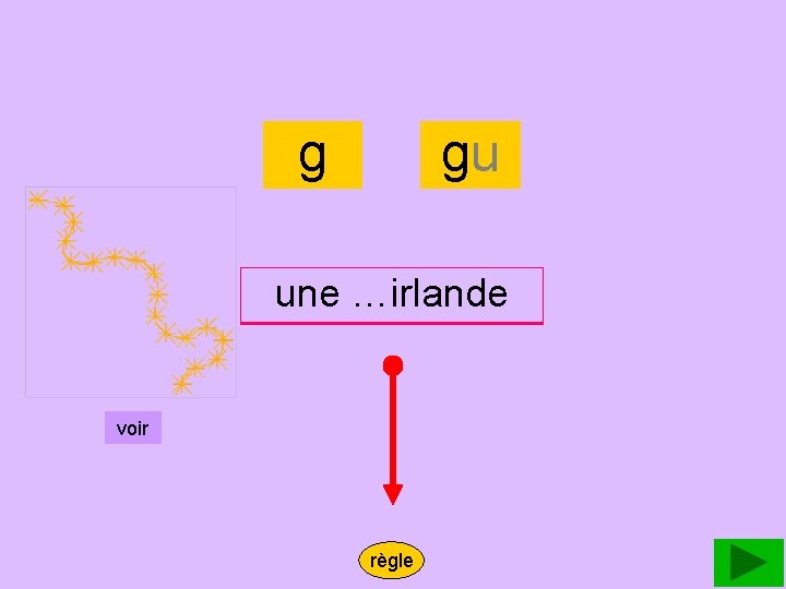 guirlande g gu une guirlande …irlande voir règle 