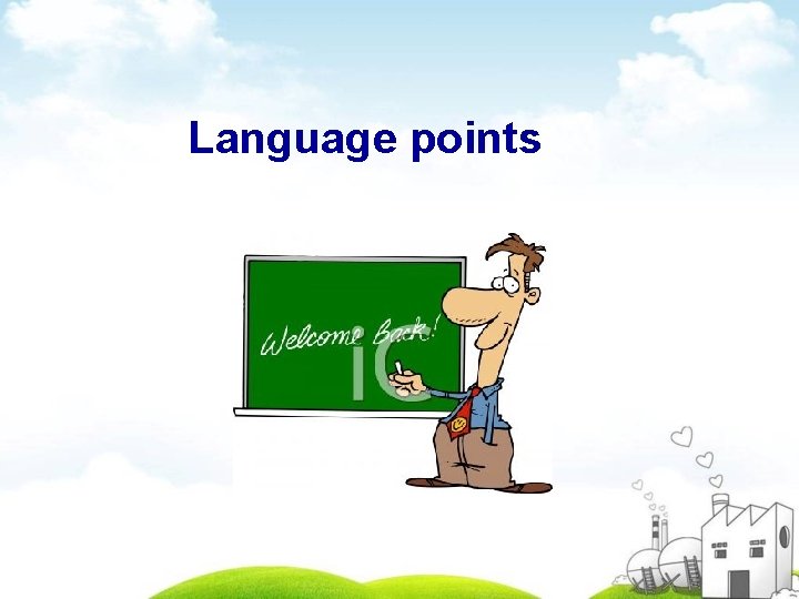 Language points 