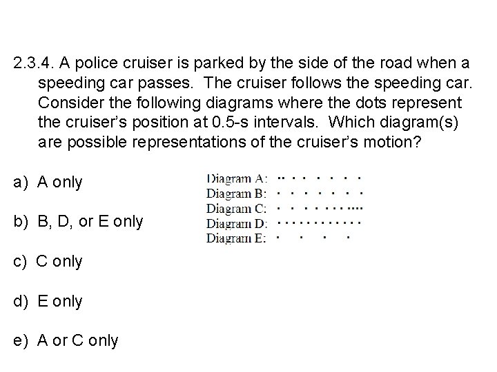 2. 3. 4. A police cruiser is parked by the side of the road