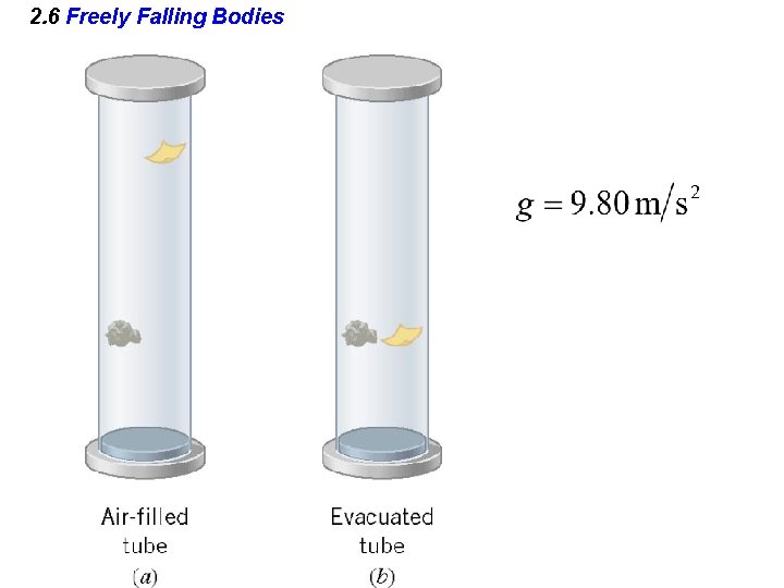 2. 6 Freely Falling Bodies 