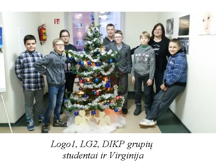 Logo 1, LG 2, DIKP grupių studentai ir Virginija 