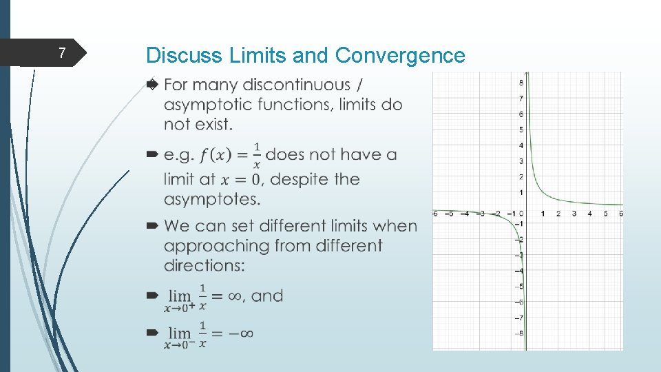 7 Discuss Limits and Convergence 