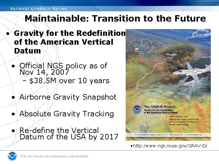 Maintainable: Transition to the Future • Gravity for the Redefinition of the American Vertical