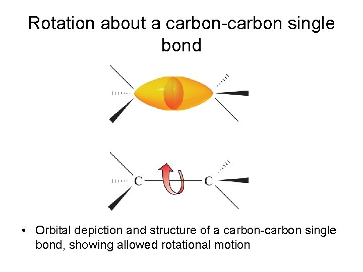 Rotation about a carbon-carbon single bond • Orbital depiction and structure of a carbon-carbon