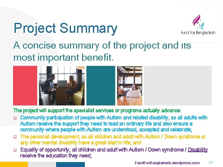 Your Logo Here Project Summary A concise summary of the project and its most Your Logo Here Project Summary A concise summary of the project and its most