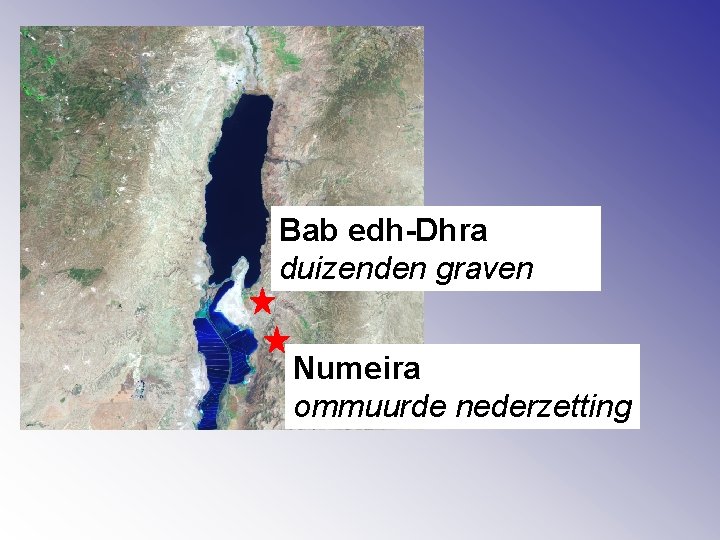 Bab edh-Dhra duizenden graven Numeira ommuurde nederzetting 