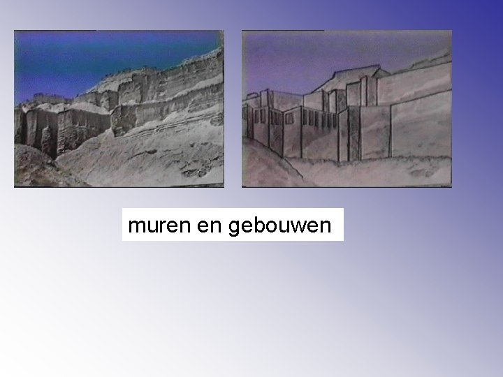 muren en gebouwen 