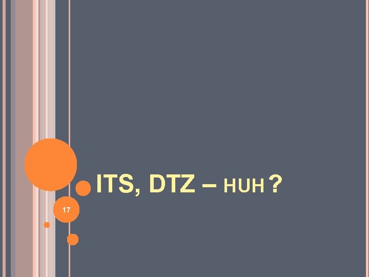 ITS, DTZ – HUH ? 17 