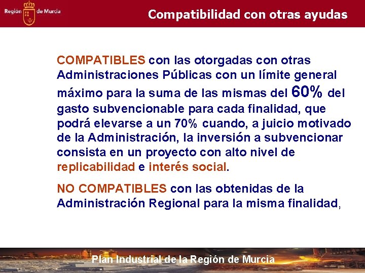 Plan Industrial de la Regin de Murcia 2008