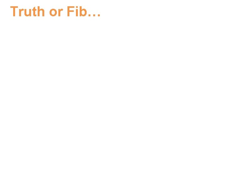 Truth or Fib… 1. Spelling relies totally on visual memory. 1. Children misspell irregular