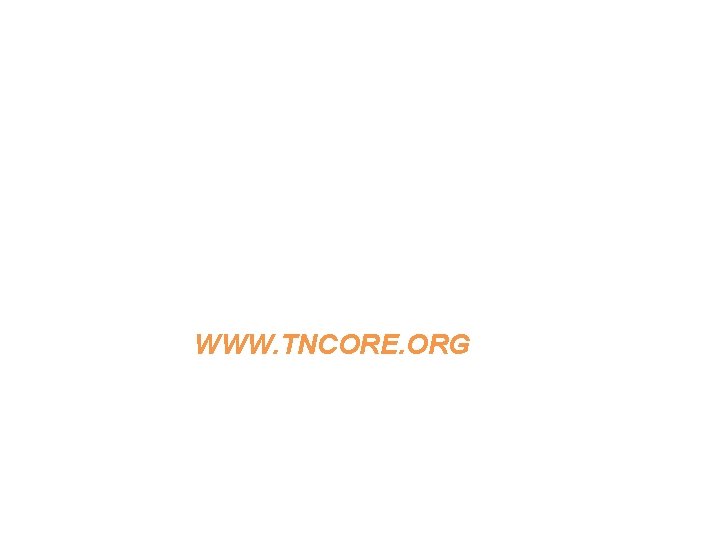 THE COMMON CORE STATE STANDARDS: TENNESSEE’S TRANSITION PLAN WWW. TNCORE. ORG 