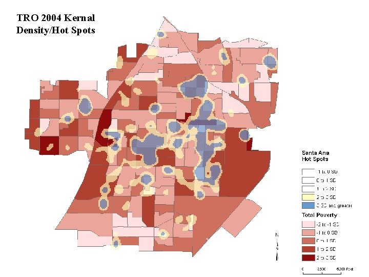 TRO 2004 Kernal Density/Hot Spots 