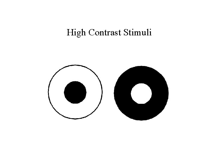 High Contrast Stimuli 