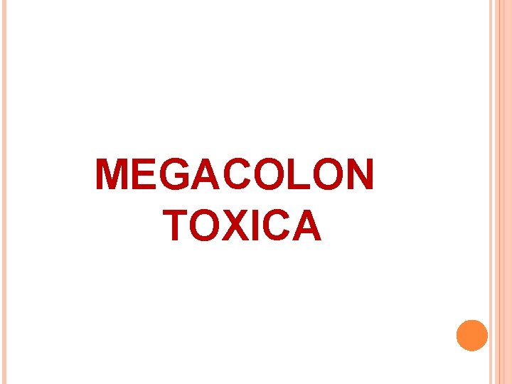 MEGACOLON TOXICA 