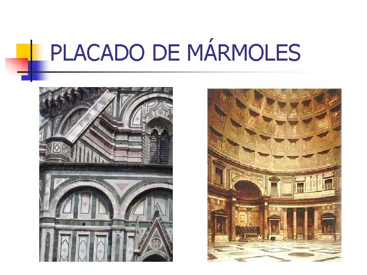 PLACADO DE MÁRMOLES 