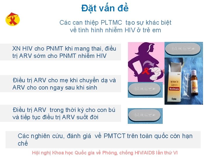 Đặt vấn đề Các can thiệp PLTMC tạo sự khác biệt về tình hình