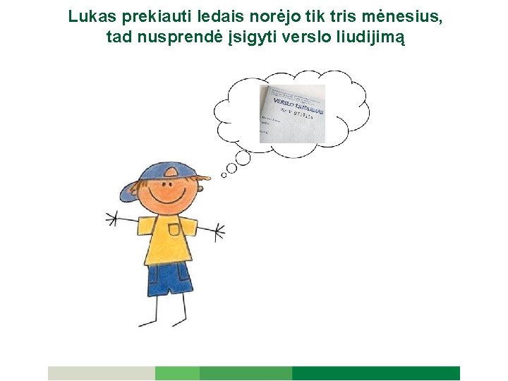 Lukas prekiauti ledais norėjo tik tris mėnesius, tad nusprendė įsigyti verslo liudijimą 