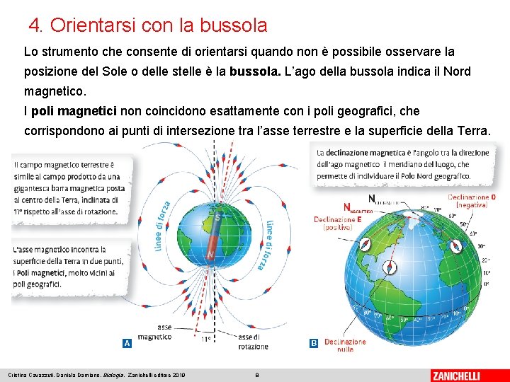 4. Orientarsi con la bussola Lo strumento che consente di orientarsi quando non è