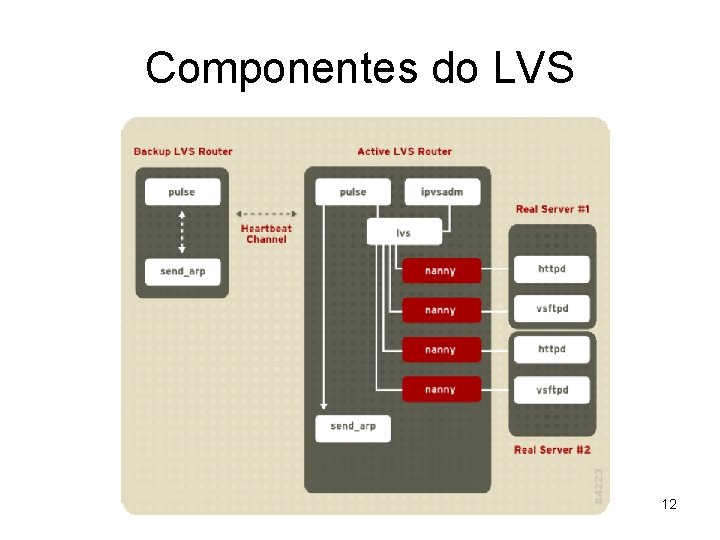 Componentes do LVS 12 